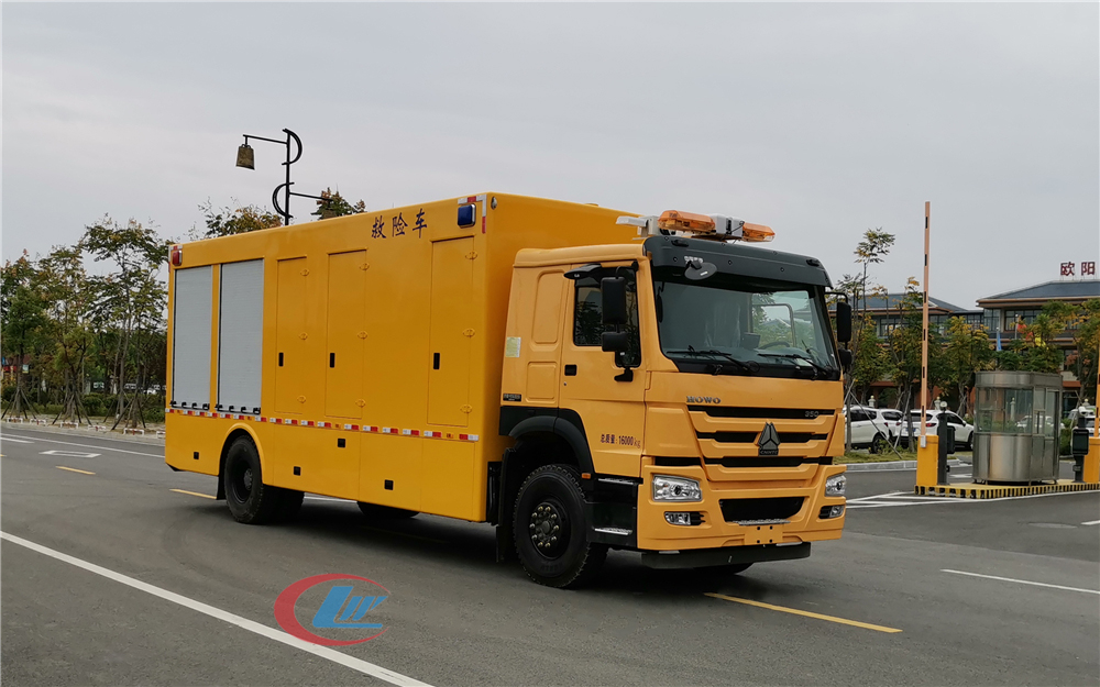 豪沃5000方排水車(chē)(便攜)