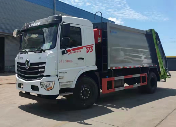 東風專底，13方壓縮垃圾車